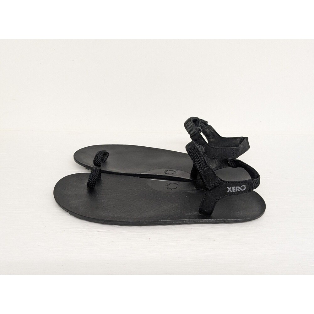 Xero Shoes Women's Black Slip On Flat Sandals Size 7 Hook Loop Closure - Picture 2 of 7